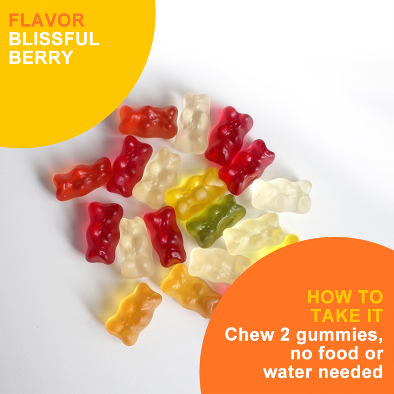 Hello Happy Gummies – Vitamin D, Saffron – Improve Mood,Relieve Stress & Anxiety
