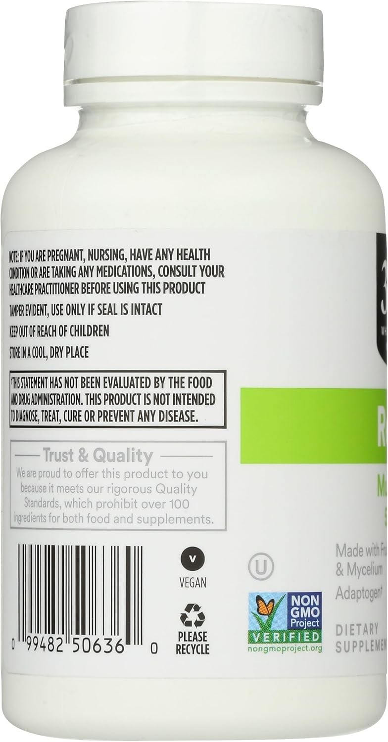 Reishi Mushroom Capsules – 90 Count for Enhanced Wellness & Stress Relief