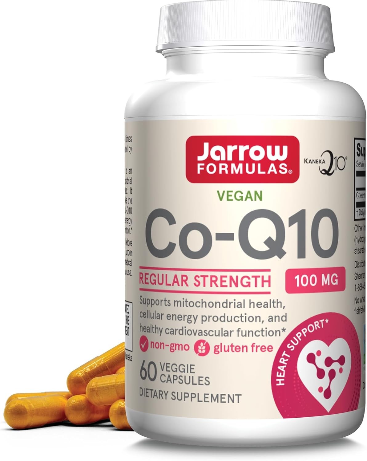 ✨Jarrow Formulas Co-Q10 100mg – 60 Veggie Caps – EXP 12/2025 – Sealed Discount