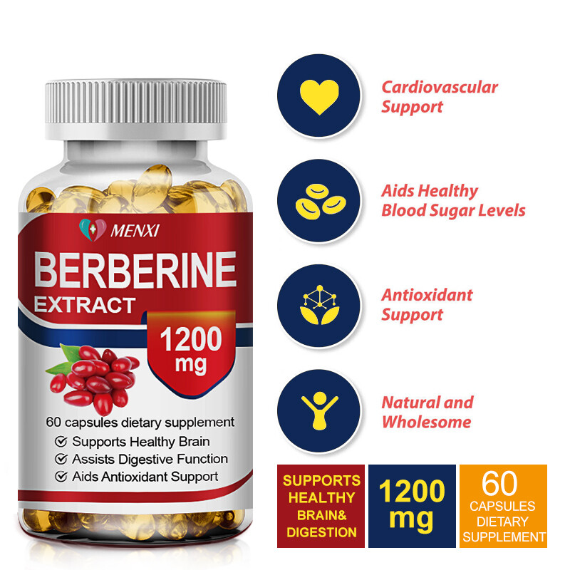 Berberine Supplement 1200mg per Serving – High Absorption Heart Health Support