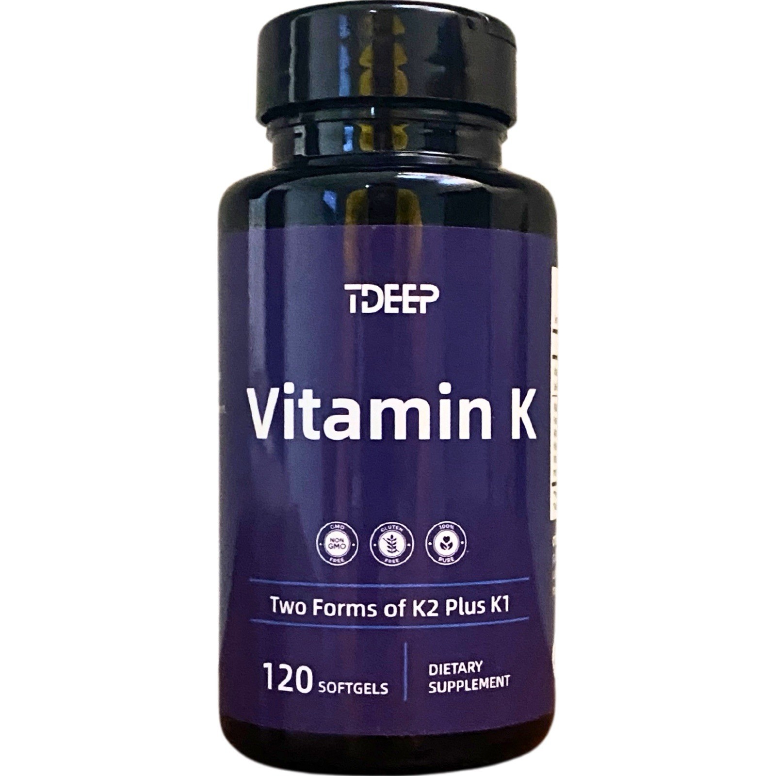 (PACK OF 2) Super K with Advanced K2 Complex (MK-7) 120 gels MK-4 1000mcg