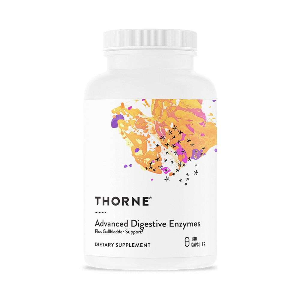 Thorne Advanced Digestive Enzymes Plus Gallbladder Support 180 caps EXP 10/27
