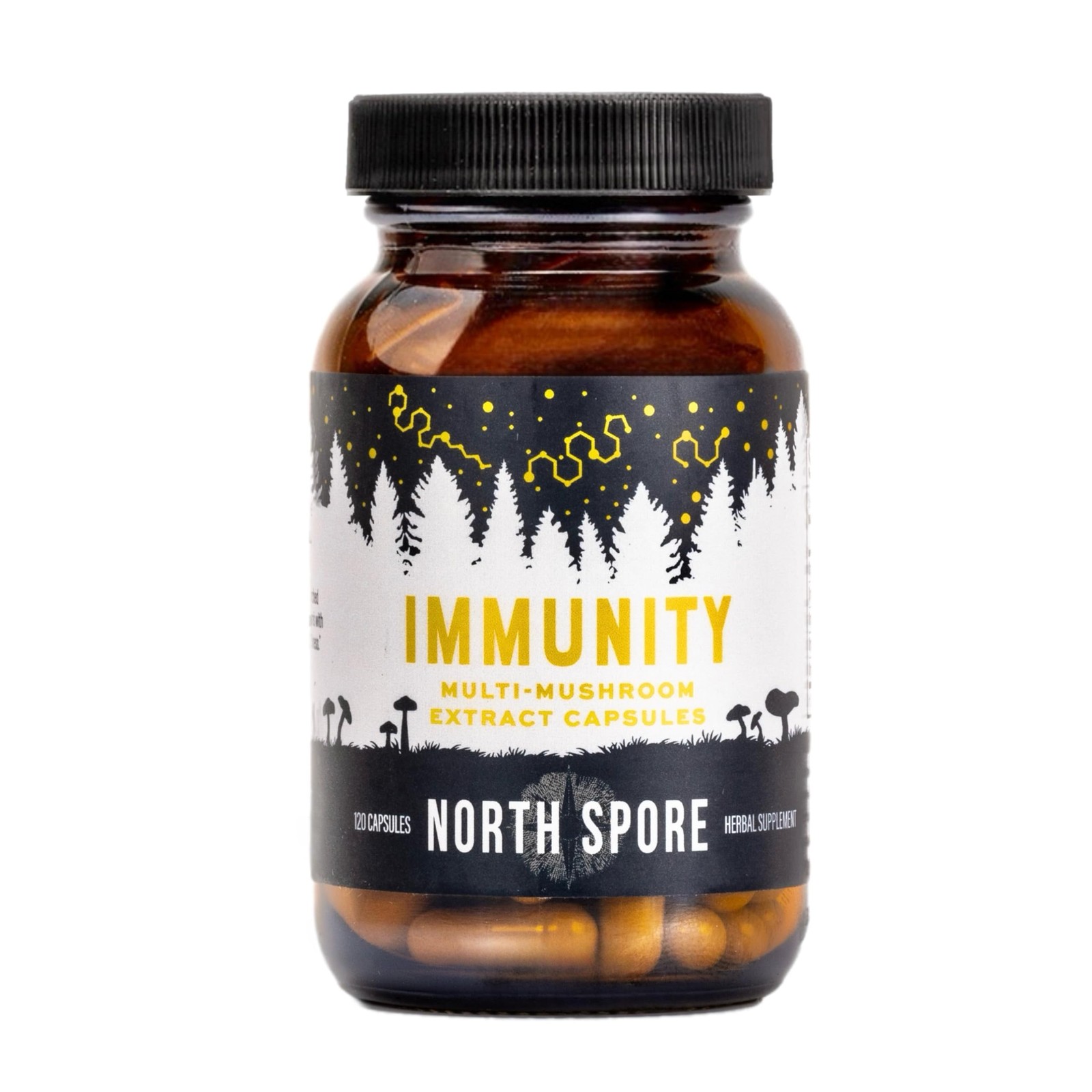 North Spore Immunity Mushroom Extract Supplement Turkey Tail Chaga Reishi