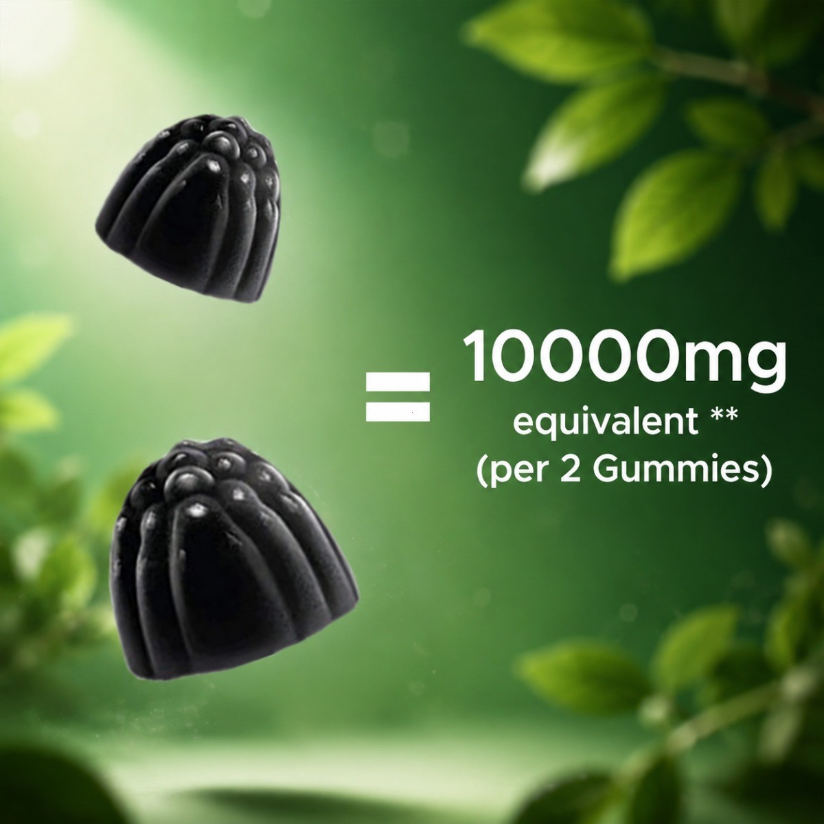 Vitamatic Moringa Gummies 10000mg | Sugar-Free, 60 Vegan Gummies