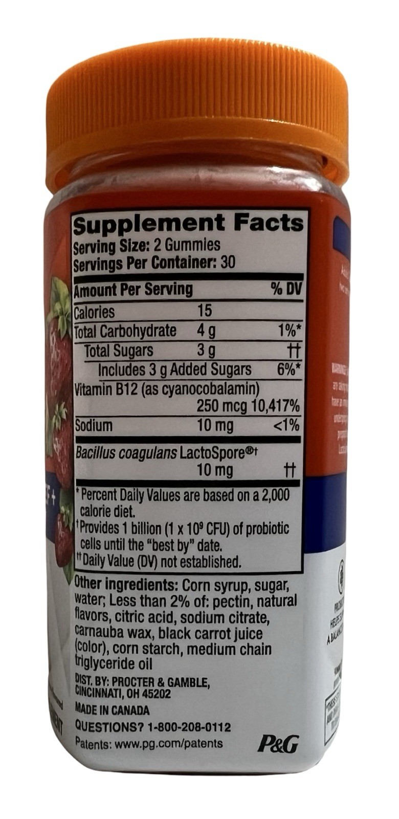 Align Probiotic Bloating Relief + Food Digestion 60 Gummies EXP 10/2026