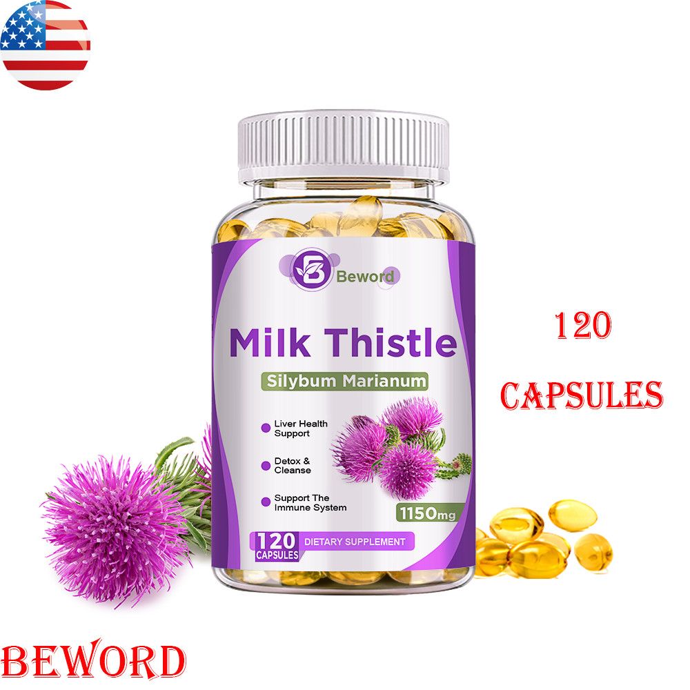 Liver Support 120ct Cleanse Detox Repair Health Milk Thistle Dandelion Root