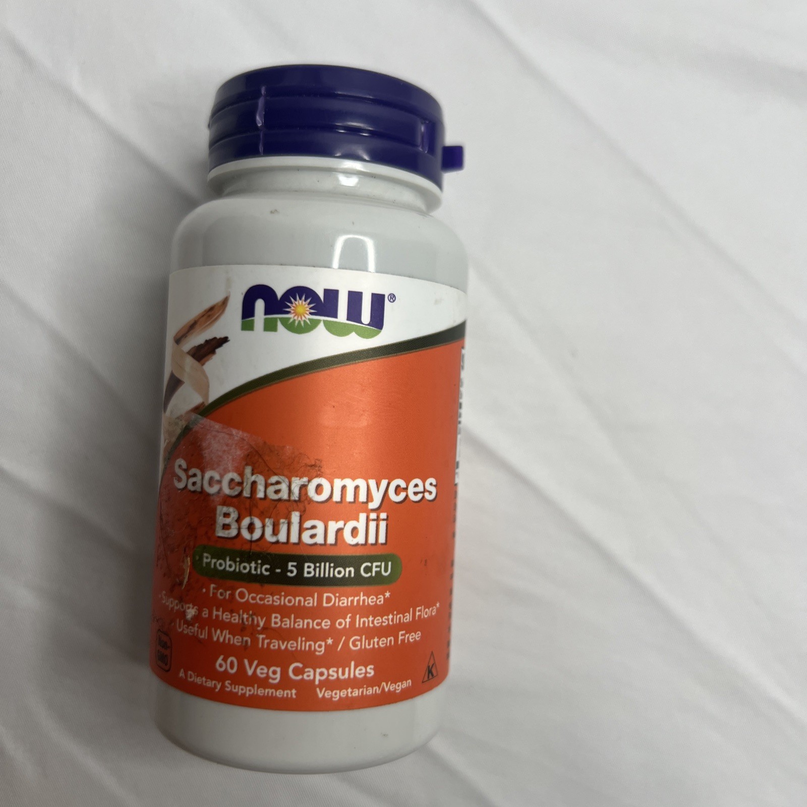 Saccharomyces Boulardii Probiotic 60 Veg Caps Exp 06/2027