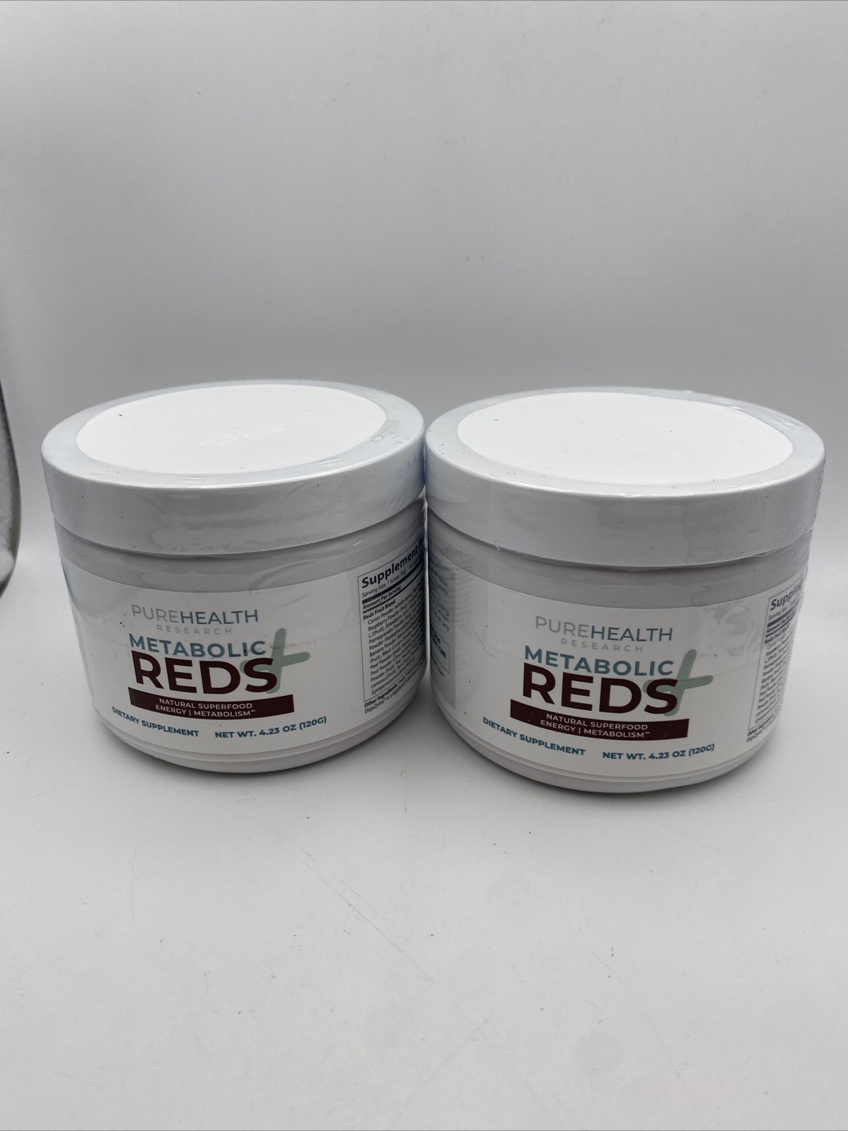 Metabolic REDS Metabolism Energy Dietary Powder Supplement 2 Pack