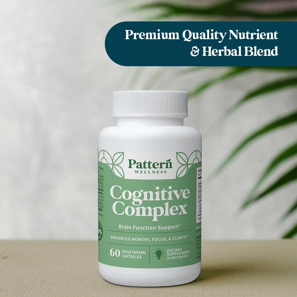 Pattern Wellness Cognitive Complex Supplement – Supports Brain Health & Menta…
