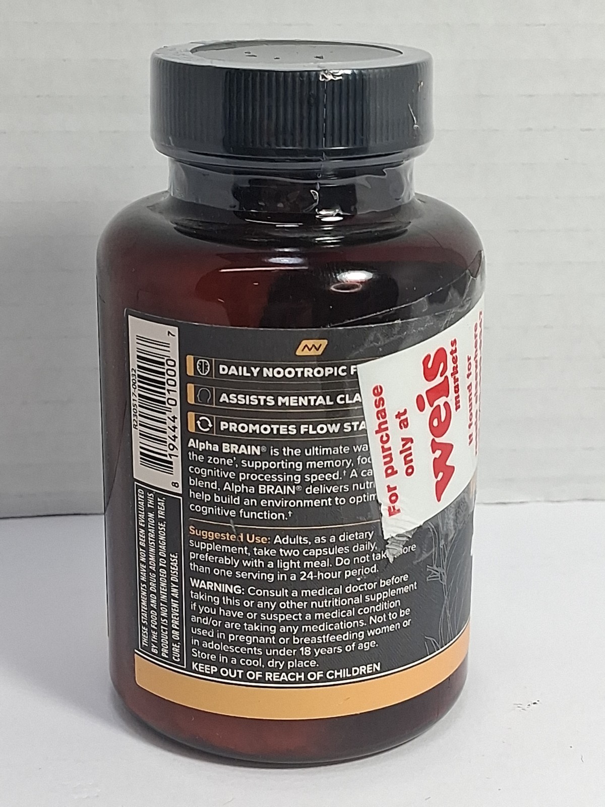 Onnit Alpha Brain Capsules – 30 Count Memory & Focus Ex 03/2026