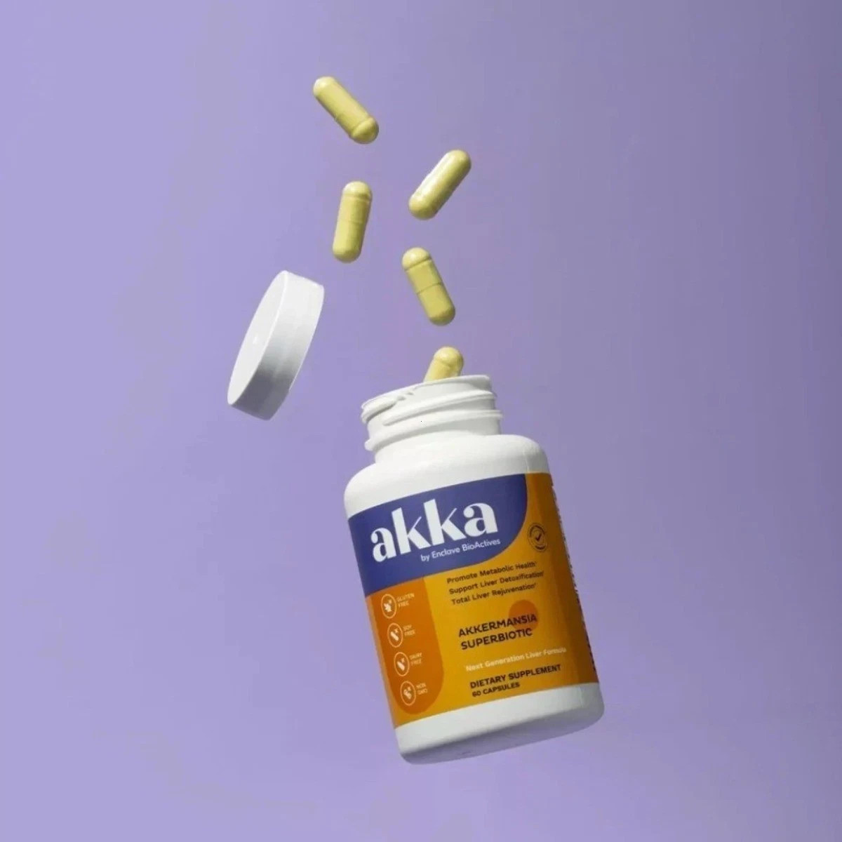 AKKA Premium Liver Cleanse Detox & Repair,Superbiotic for Gut Health & Liver