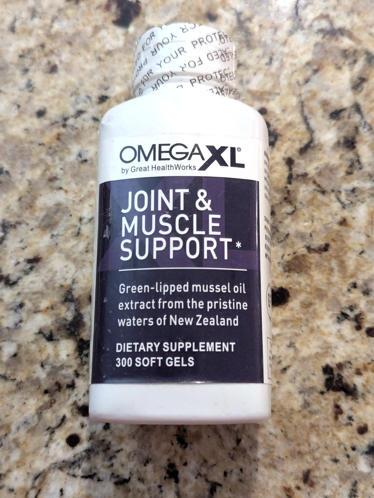 OmegaXL Joint & Muscle Support Natural 300 softgels exp: 02/2028