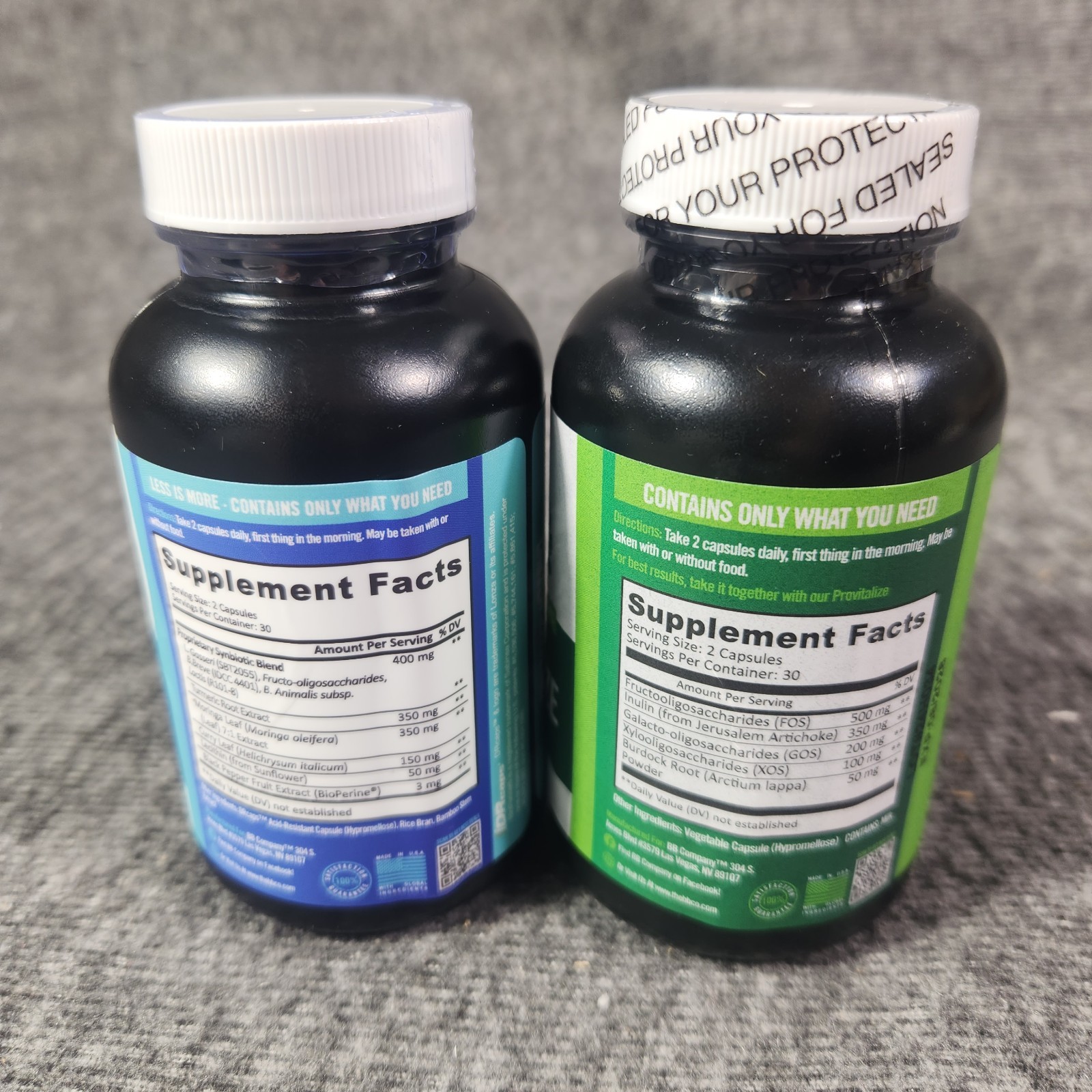 Provitalize & Previtalize for Gut Health BB Company New Exp: 08/2028 Authentic