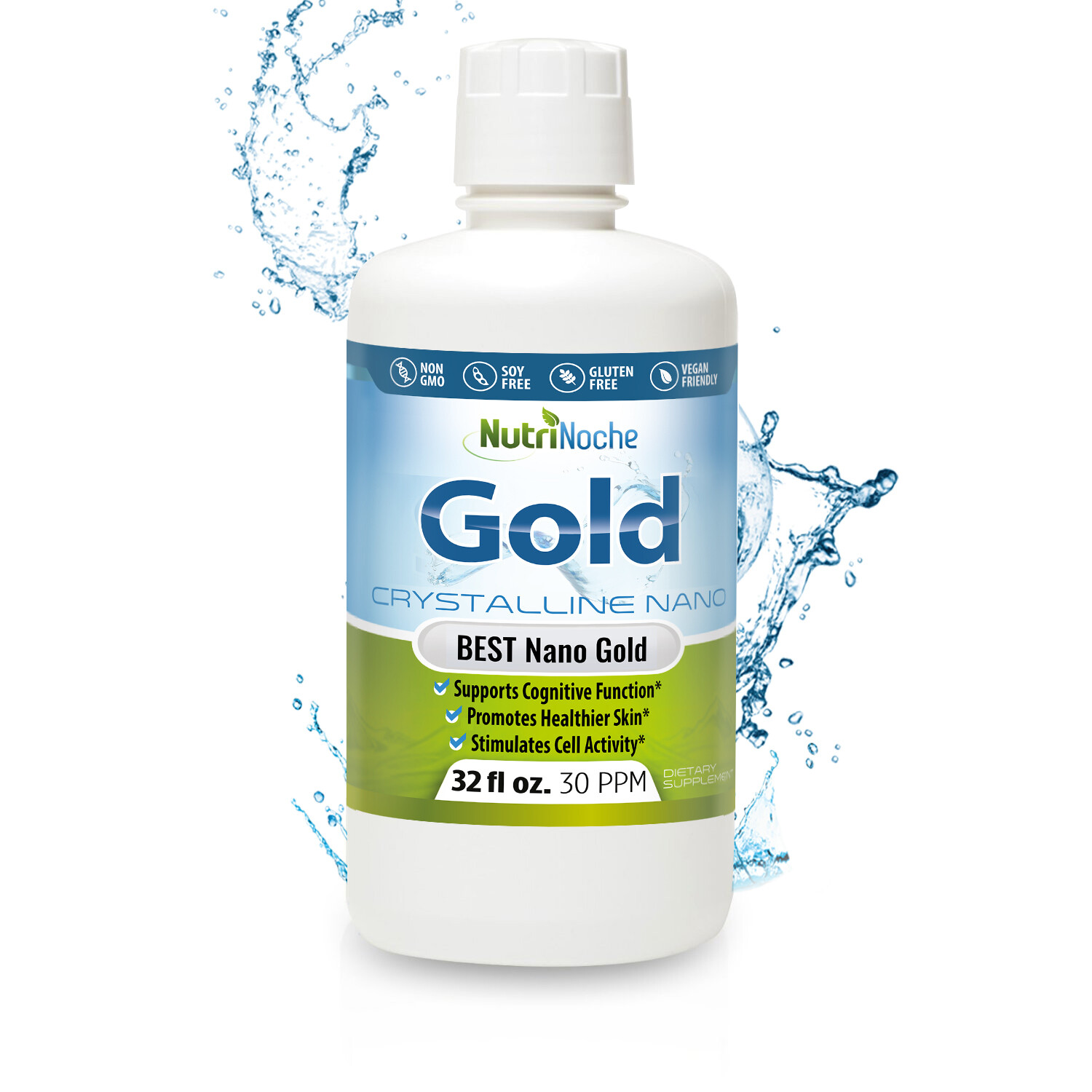 The BEST Colloidal Gold – Colloidal Minerals – NutriNoche Nano Colloidal Gold