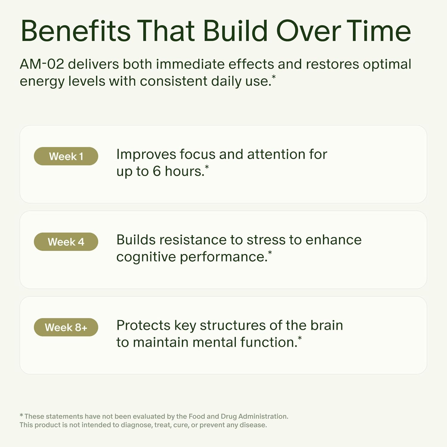 Seed AM-02 Energy + Focus – Daily Nootropic Supplement for Women & Men – Fast-Ac