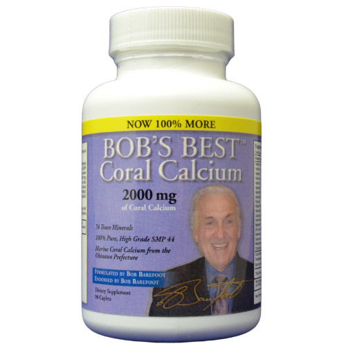 Bob’s Best Coral Calcium 2000 by Bob Barefoot 1 – 90CT Bottle