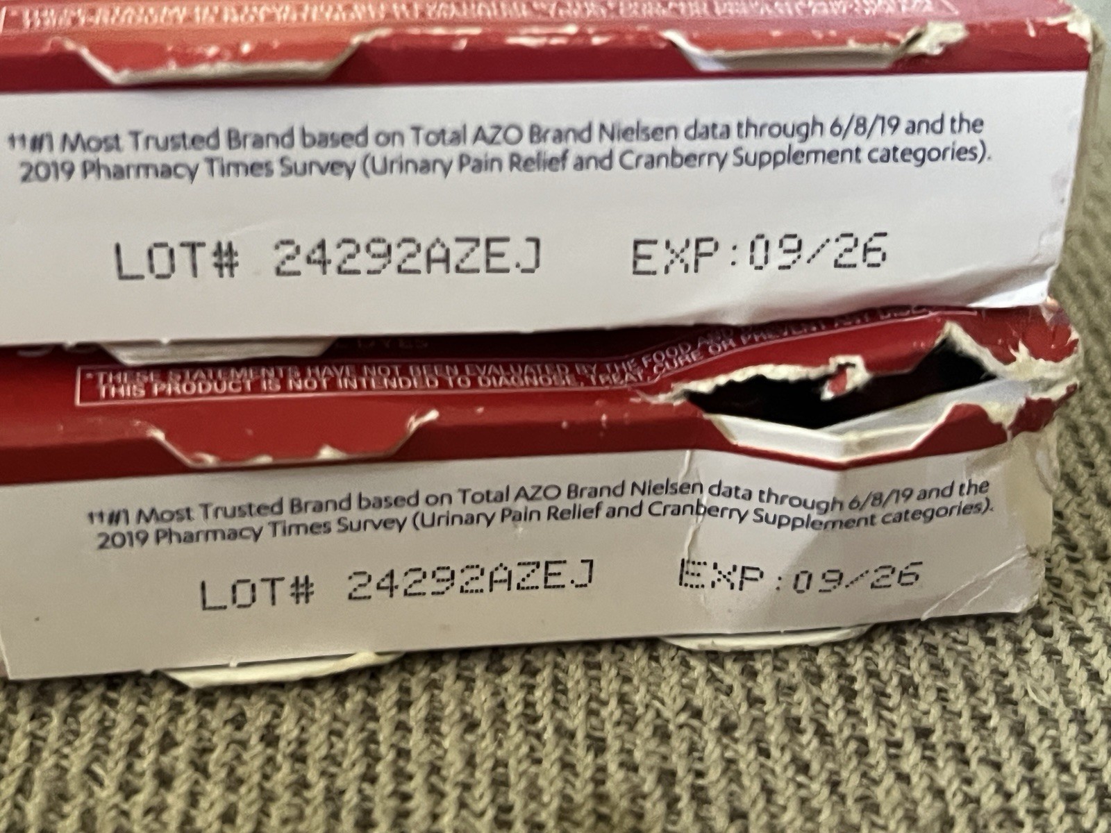 2X Azo Urinary Tract Health Cranberry Tablets 50ct