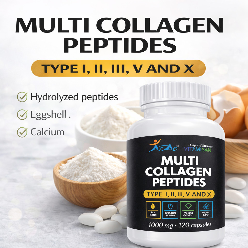 240 Capsules PEPTIDE COLLAGEN Hydrolysate Vitamin C ANTIANGING I.1I.II.II.V.X