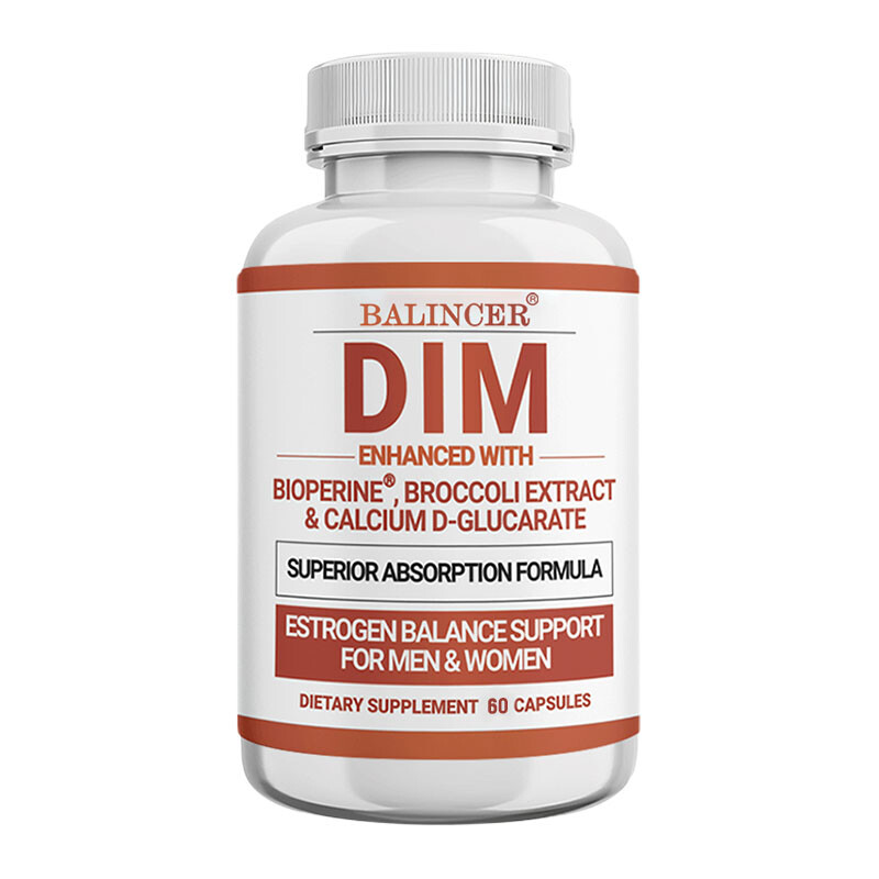 DIM (Diindolylmethane) 150mg, 30 To 120 Capsules with BioPerine