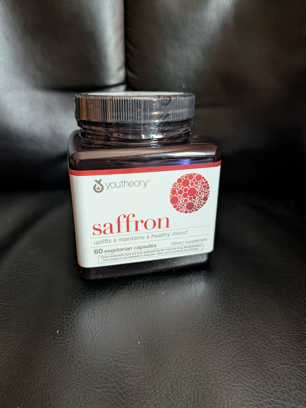 Youtheory Saffron 60 Veg Capsules Mood Stress Focus AshwagandhaRhodiola Exp10/27