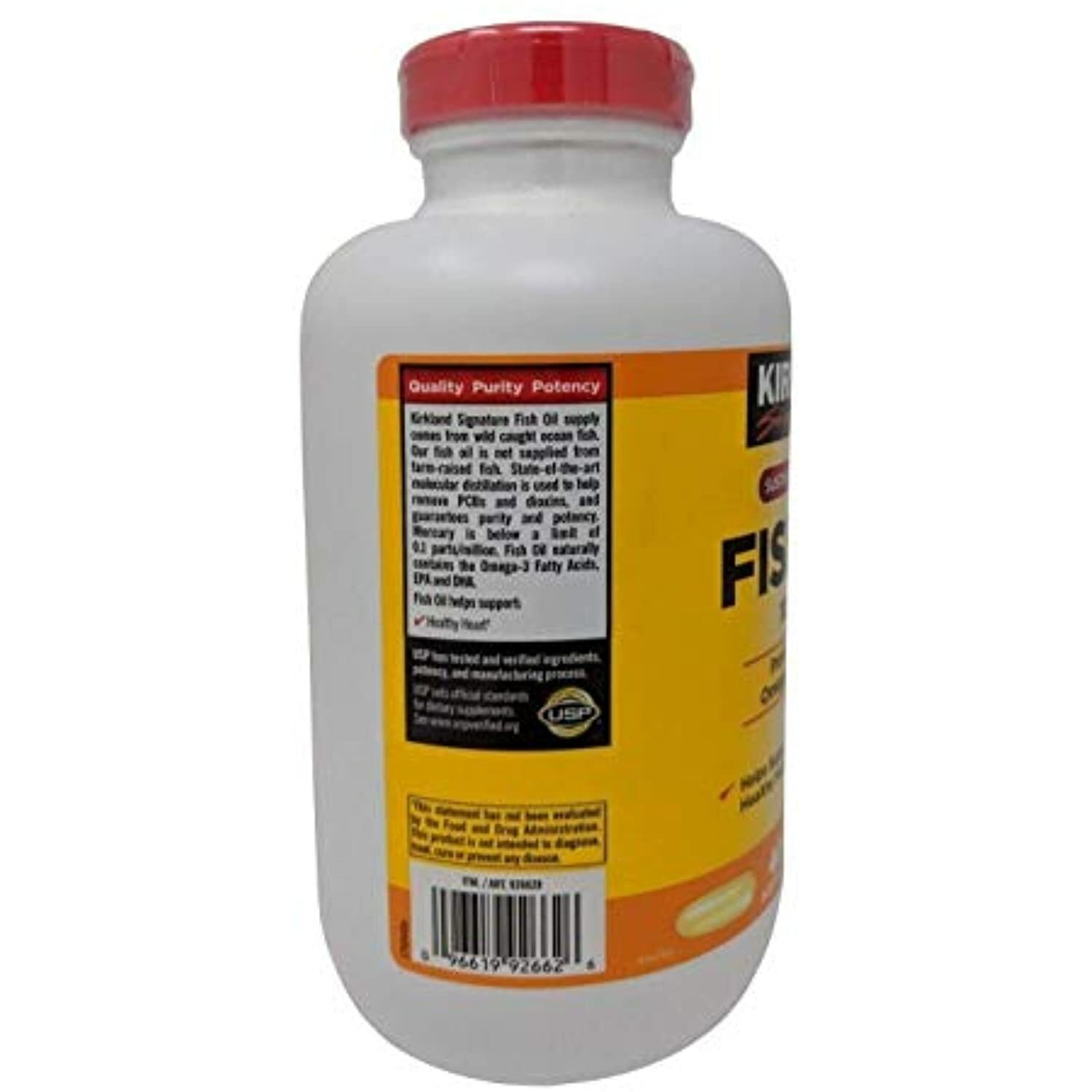 Kirkland Signature Fish oil 1000mg, 400 Count