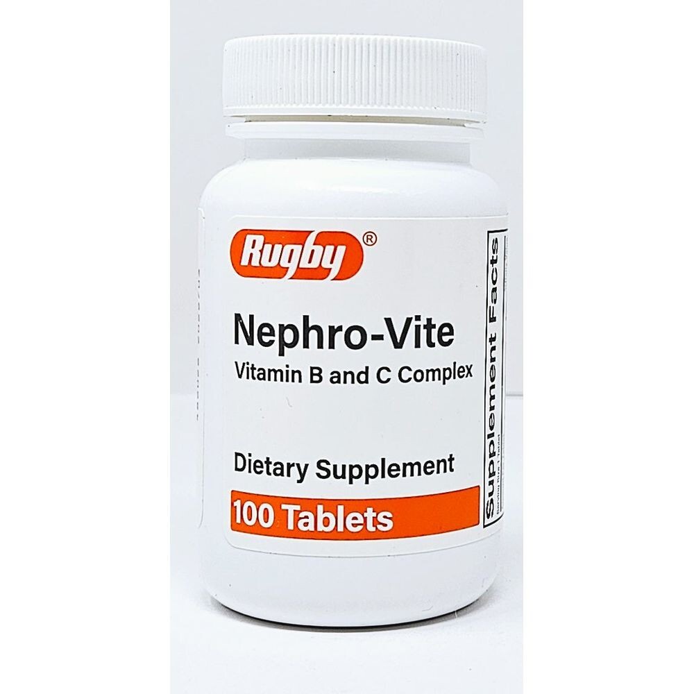 NEPHRO-VITE O-T-C TABS Size: 100 by RUGBY LABORATORIES – Exp – 03-2026