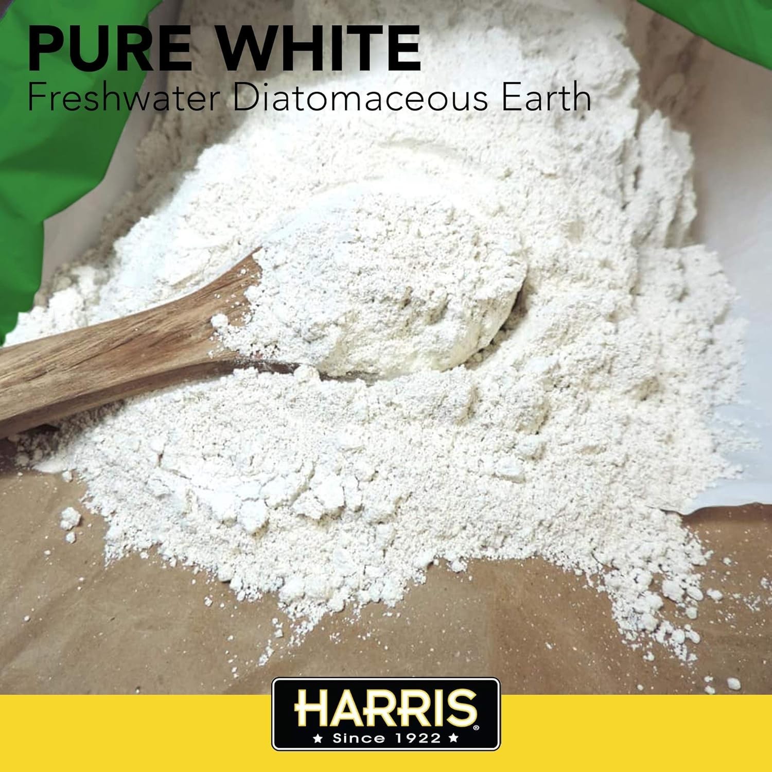 HARRIS Diatomaceous Earth Food Grade, Half Pound with Easy Application Puffer