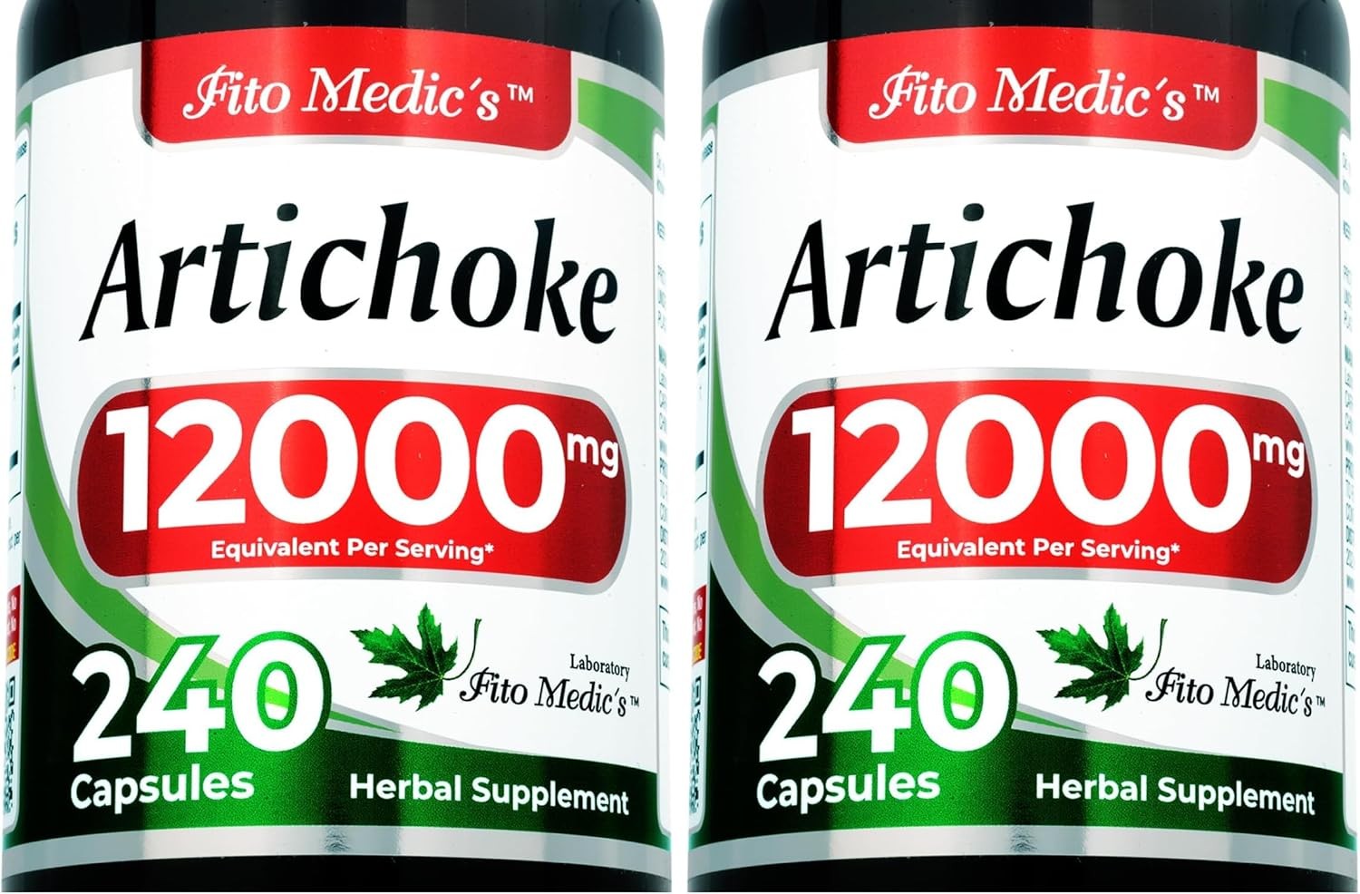 Organic Artichoke 12000mg 240 caps Non-GMO/Gluten Free