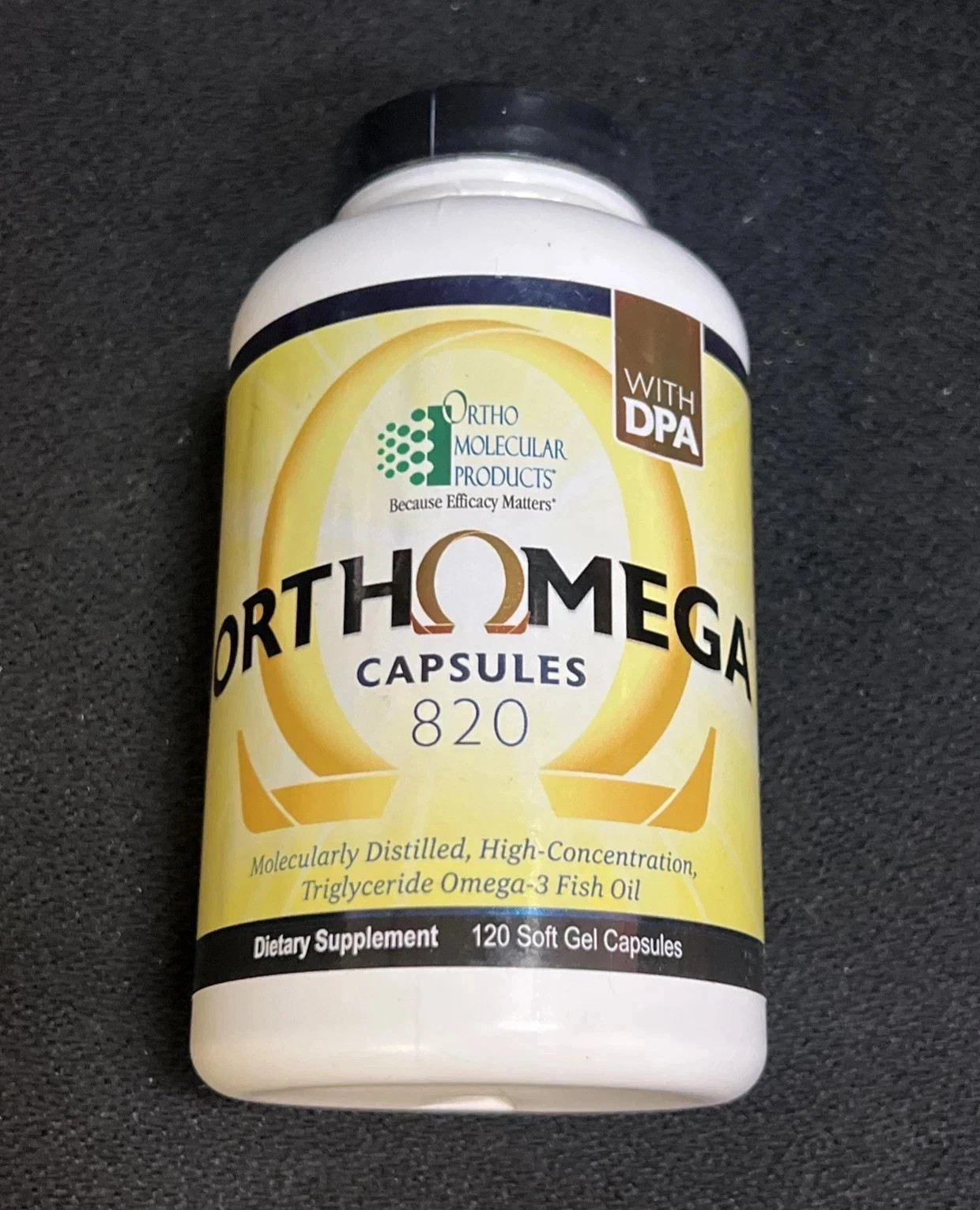 Ortho Molecular Products Orthomega Softgels – 120 Count