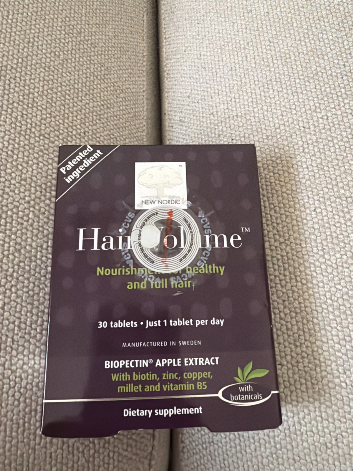 New Nordic Hair Volume Tablets – 30 Count Exp: 02/27 Made In Sweden