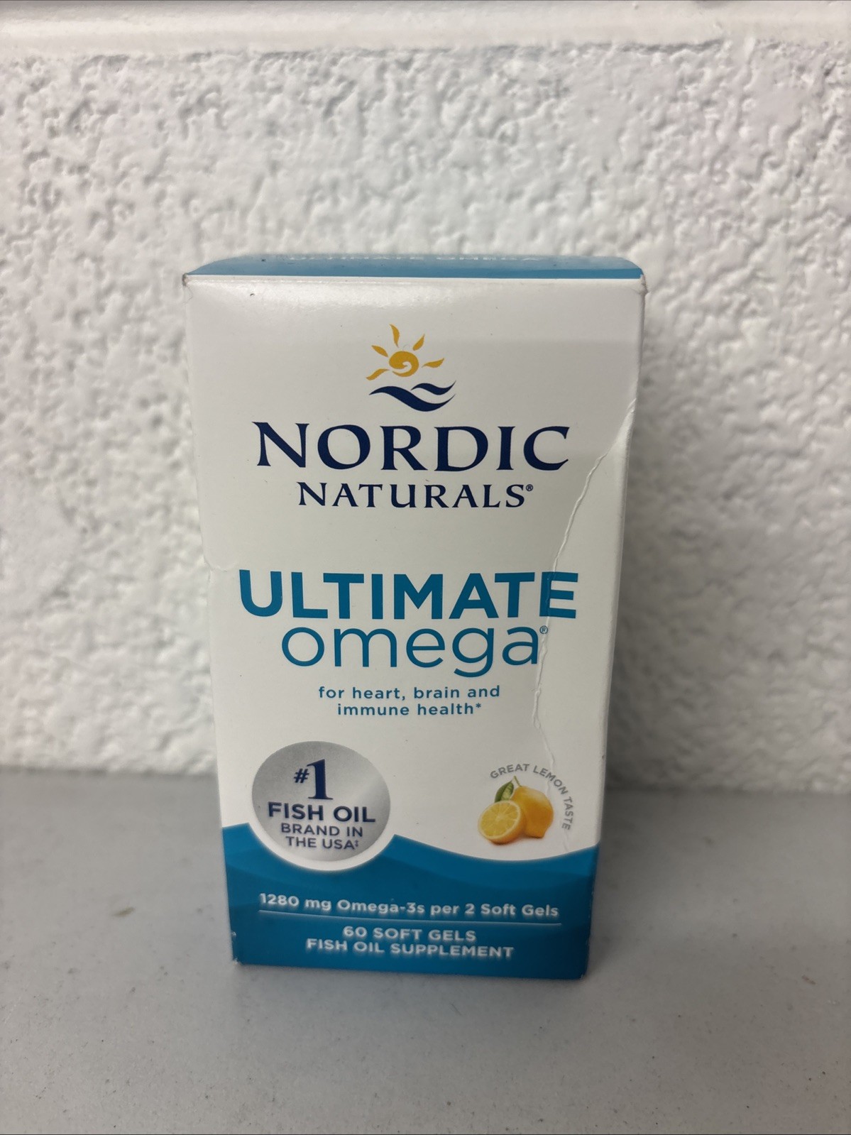 Nordic Naturals Ultimate Omega, Lemon Flavor – 120 Soft Gels Exp:04/2027