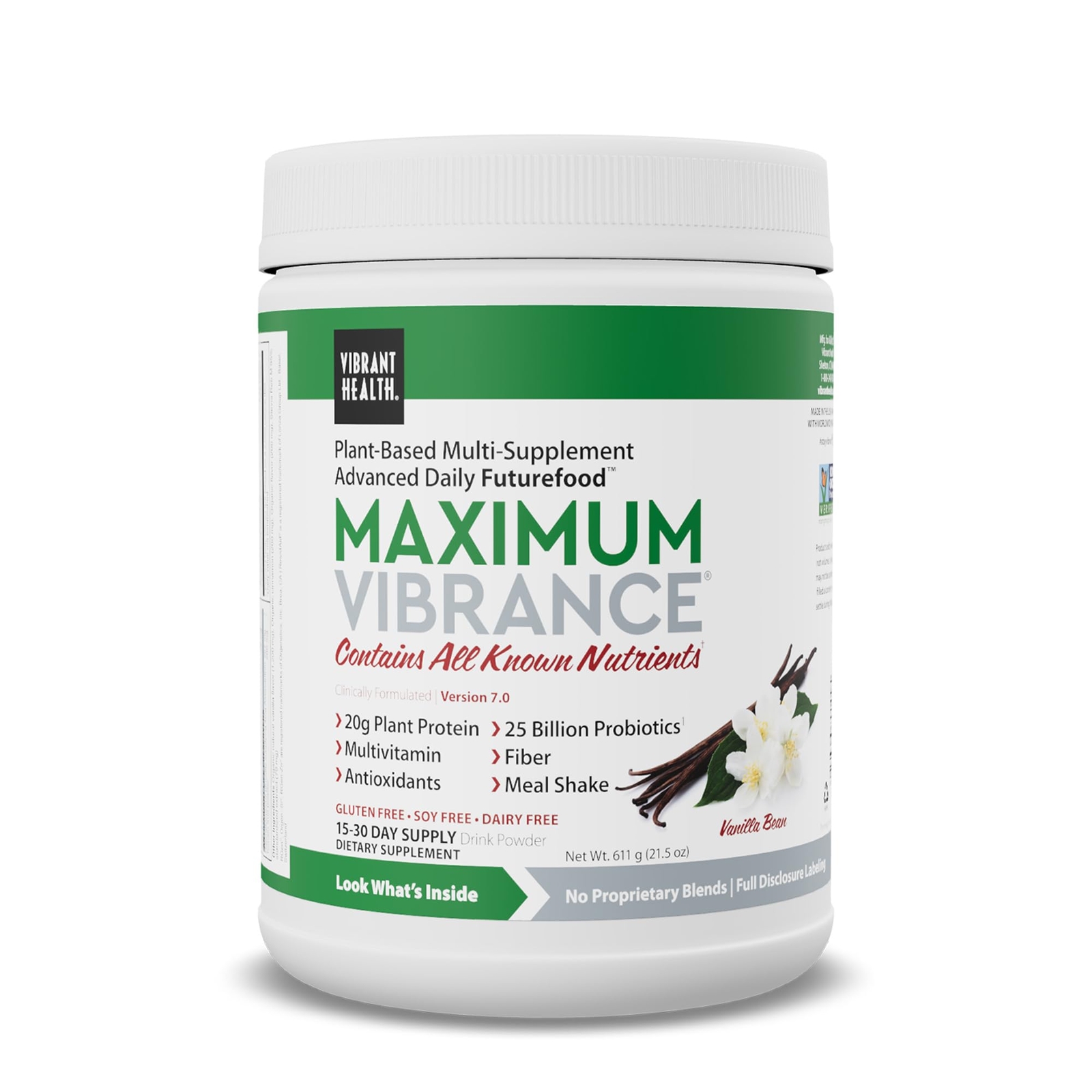 Nutrient Dense Meal Replacement Beverage with 20g Plant Protein 21.82 oz