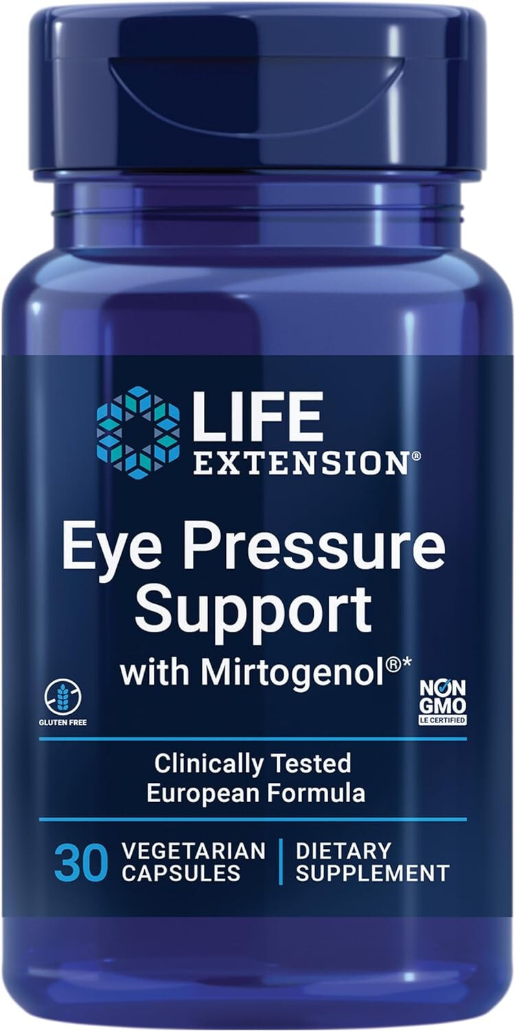 Life Extension EYE PRESSURE SUPPORT with MIRTOGENOL 30 Vegetable Capsule