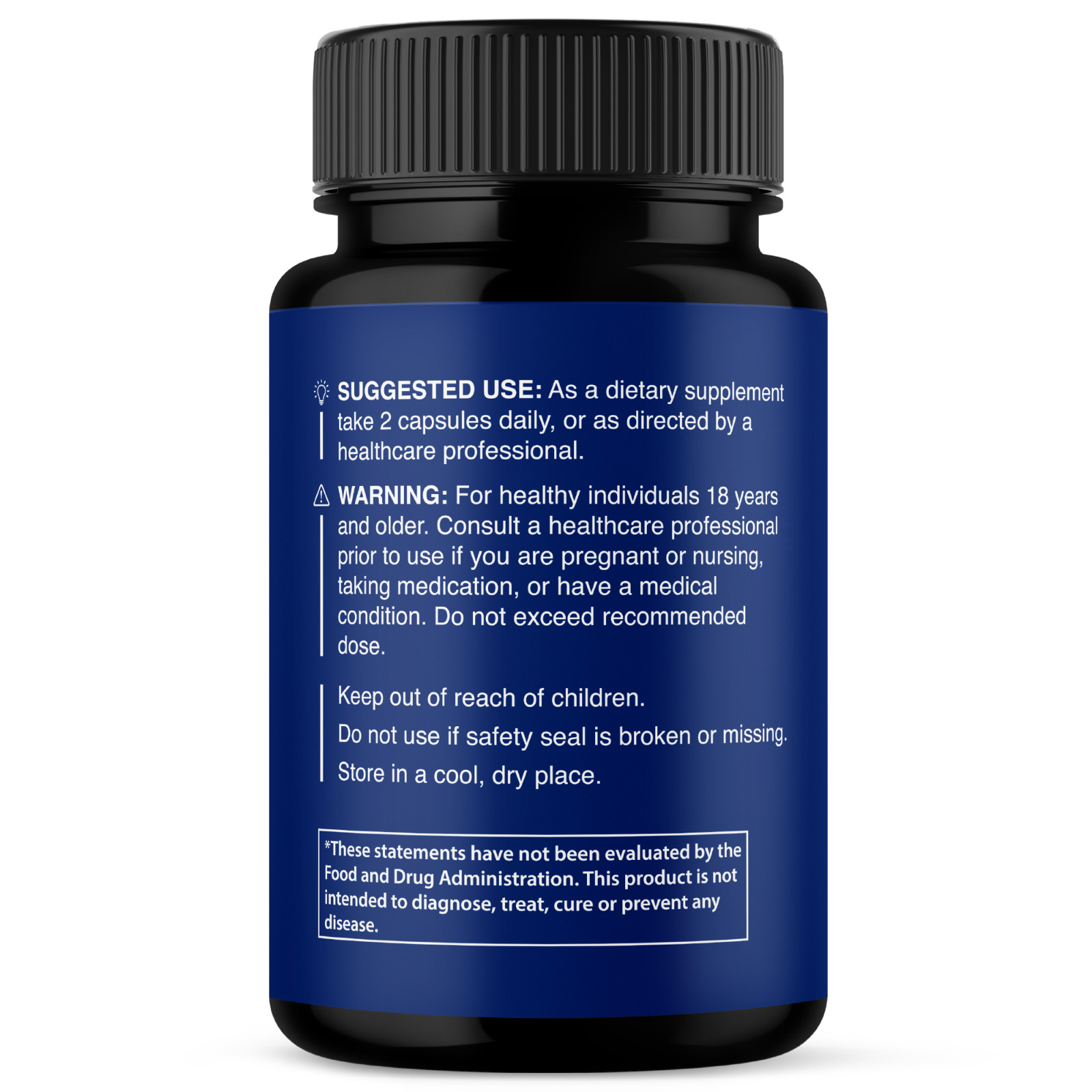 (2 Pack) Brain Vex Capsules For Memory Focus & Clarity BrainVex Pills (120 ct)