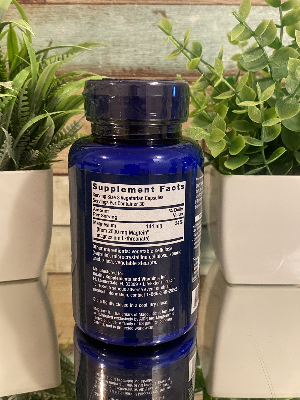 Life Extension Neuro-Mag Magnesium L-Threonate 144 mg 90 Veg Caps Free Shipping
