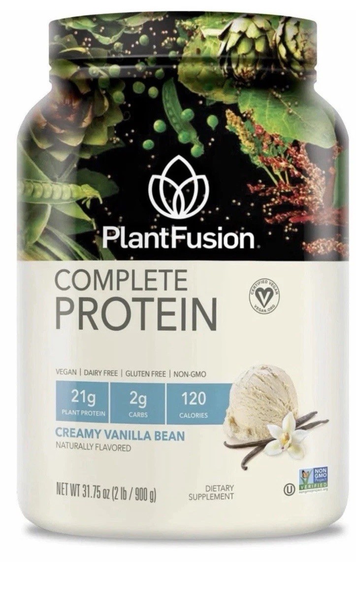 PlantFusion Organic Complete Protein Powder | Vanilla Bean | 2lbs | 30 Servings