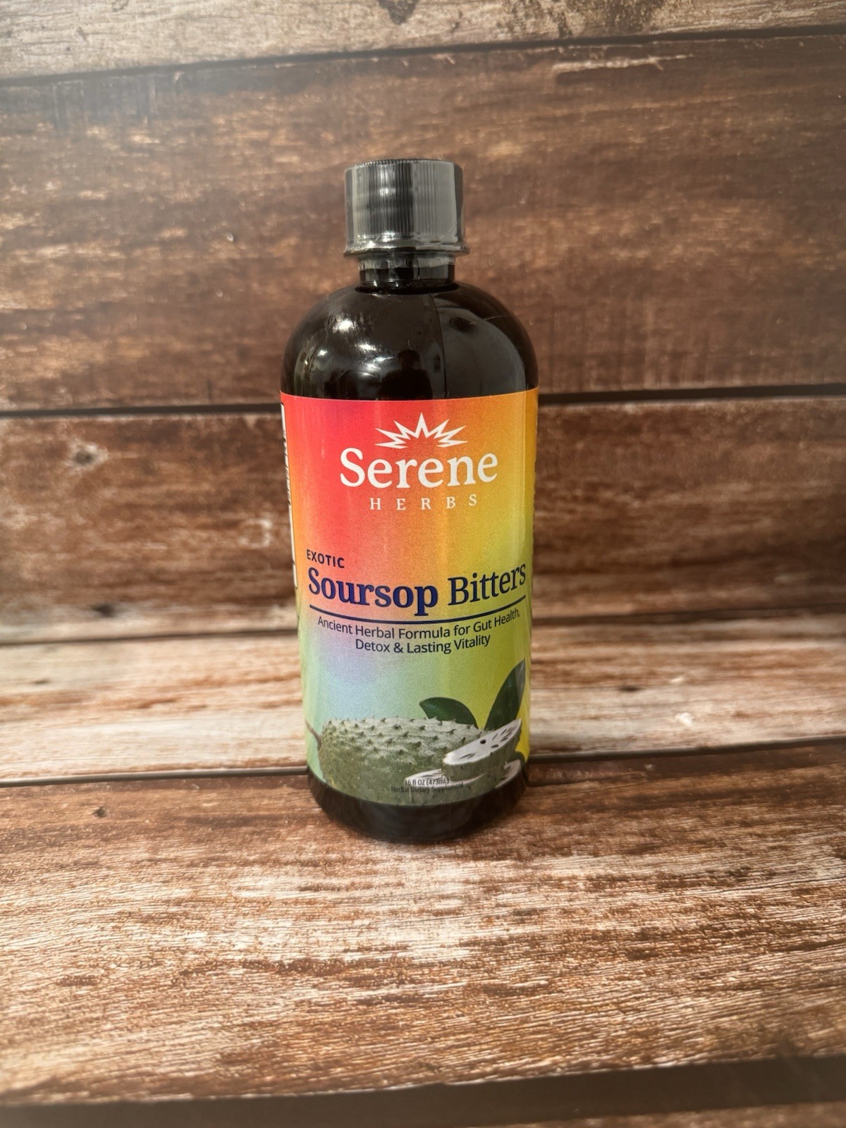Serene Herbs Soursop Bitters Liquid with Soursop Leaves for Gut Cleanse, Detox.
