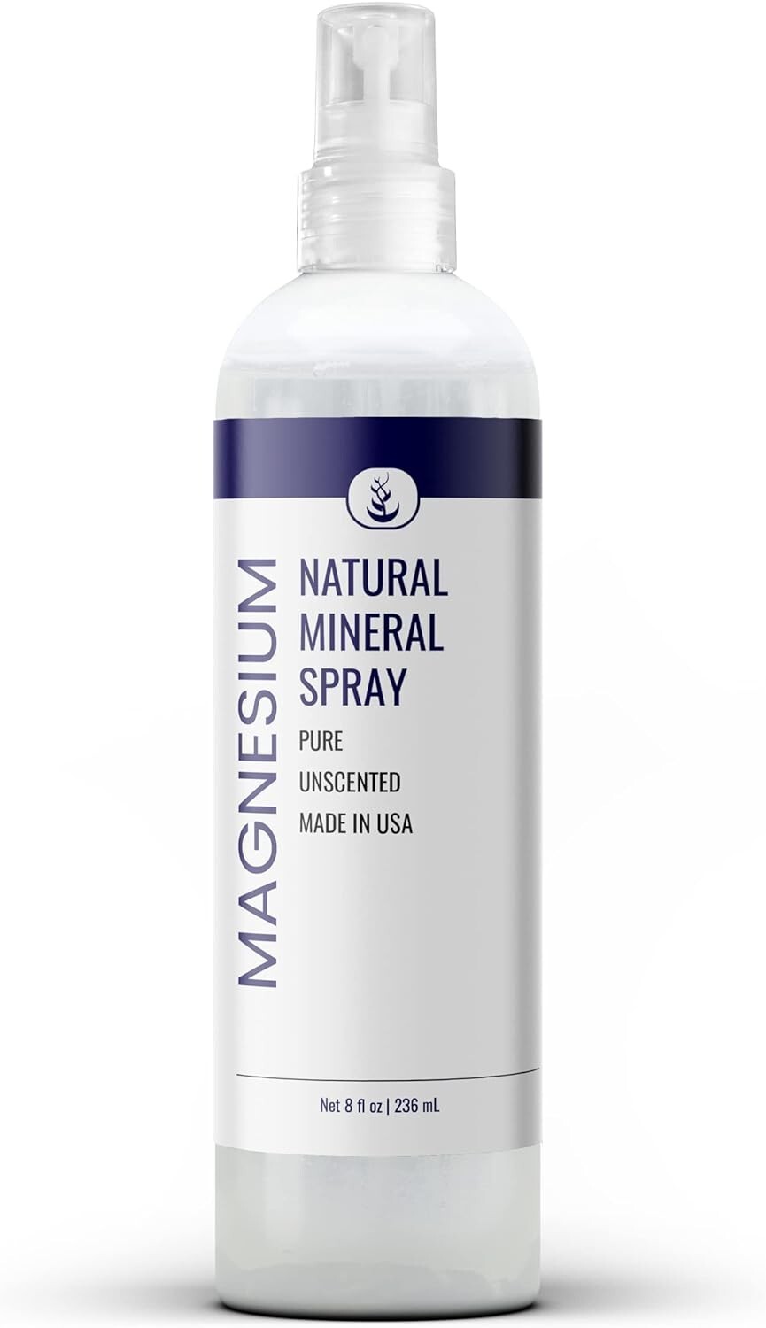 Magnesium Oil Spray – Large 8oz Size – Extra Strength – 100% Pure & Unscented
