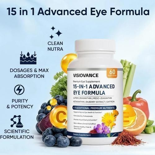 VisioVance 15 in 1 Advanced Ocular Formula – Neurobella Eye Formula (1-3Pack) US