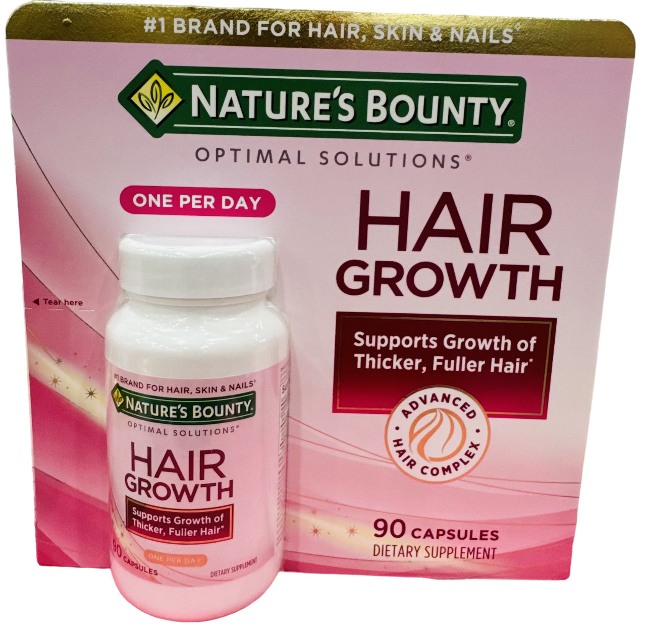 Nature’s Bounty 90 Capsules Hair Growth