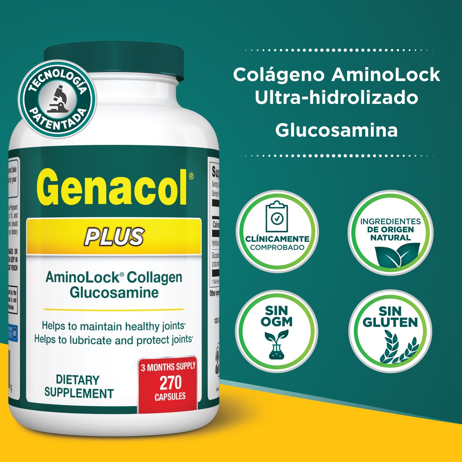 Glucosamine Collagen Joint Supplement for Pain Relief Mobility Support