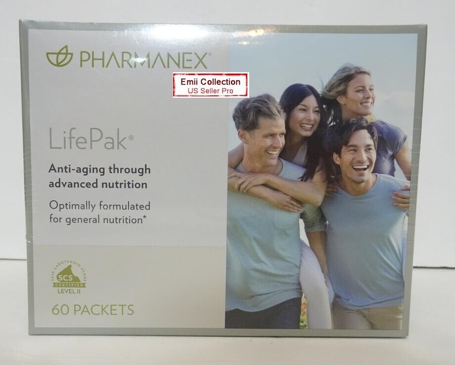 Nu Skin Nuskin Pharmanex Lifepak Anti Aging 60 Packets Box Sealed