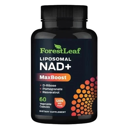 Forest Leaf Liposomal NAD Booster Supplement 1200mg NAD+ 60 Cap 05/2028