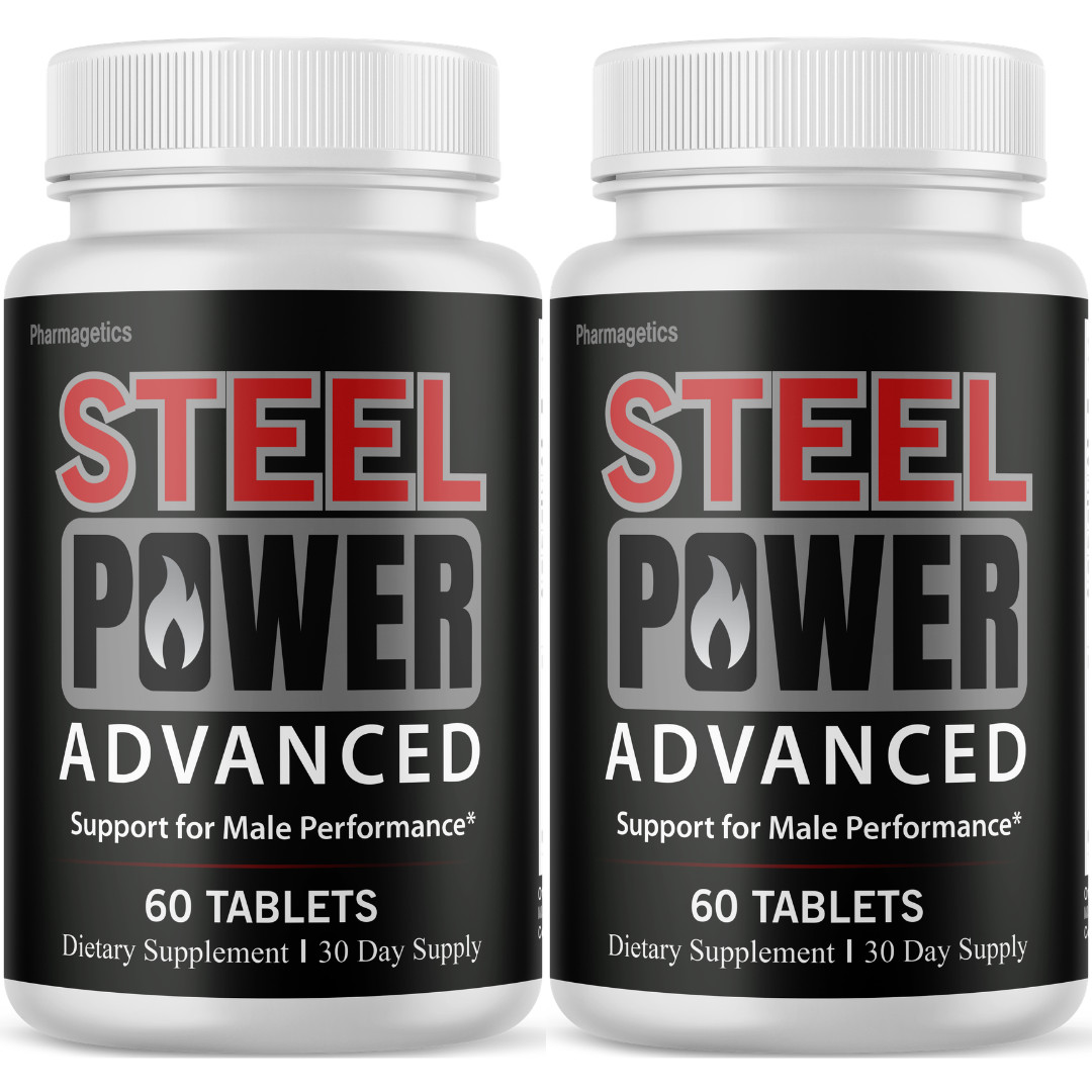Steel Power Advanced Male Health Support Supplement (2 Bottles) Official