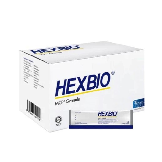 1 Box Hexbio Probiotic Granule For Constipation Diarrhea ( 3g x 45’s) Free Ship