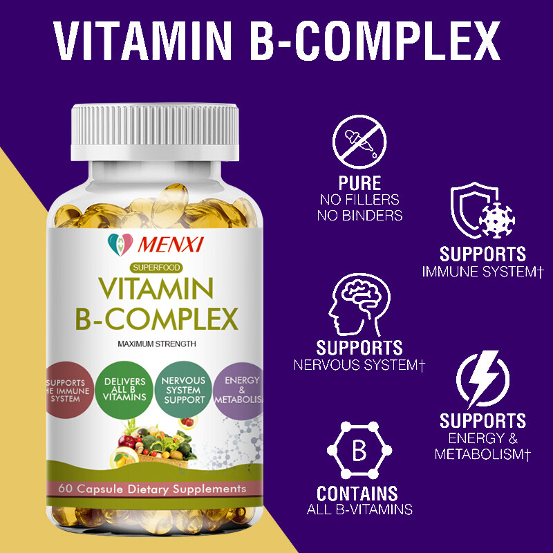 Vitamin B Complex Supplement – Super B Vitamin, Immune Boost, Energy, Metabolism