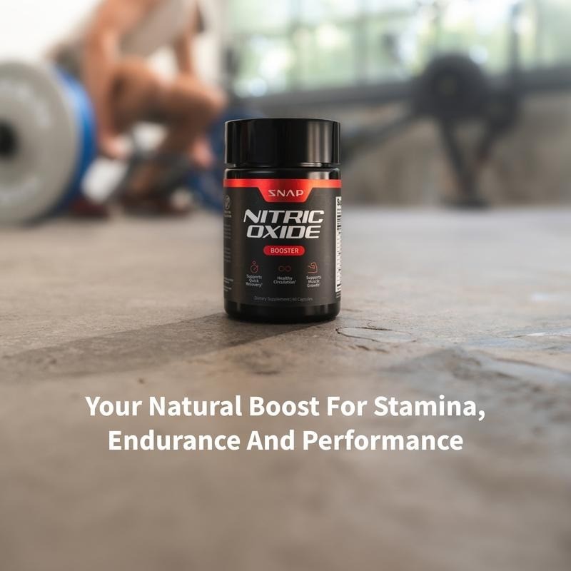 Blood Circulation Supplement Nitric Oxide L-Arginine Citrulline 60 Capsules