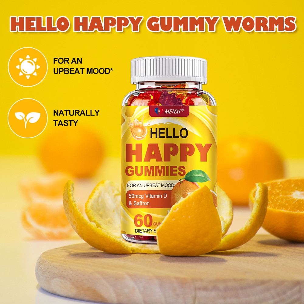 Saffron Gummies – Optimistic Mood, Reduce Fatigue – with Vitamin Mood Lifting