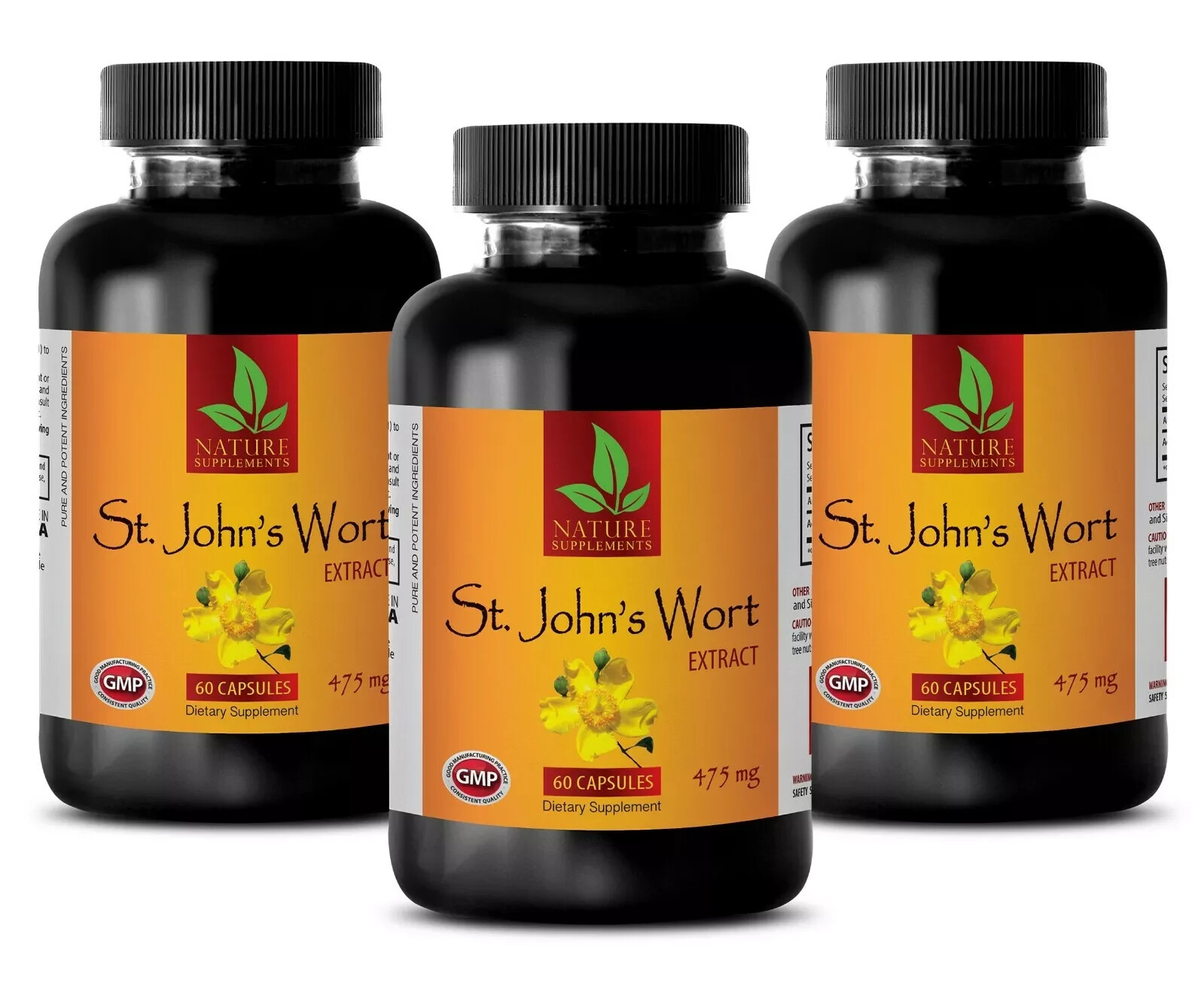 Daily Balance – ST JOHNS WORT – Herbal Choice 3 Bottles 180 Capsules