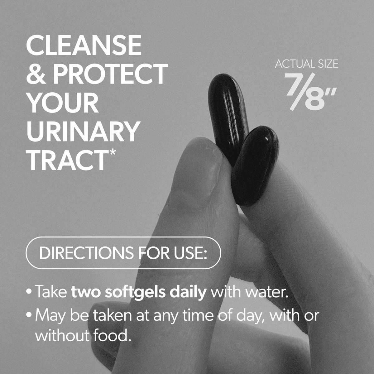 AZO Cleanse + Protect Cranberry Softgels for Urinary Tract Health – 120ct